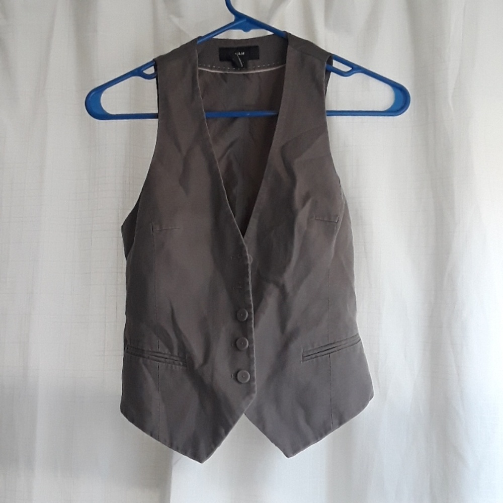 5-button Gray Vest